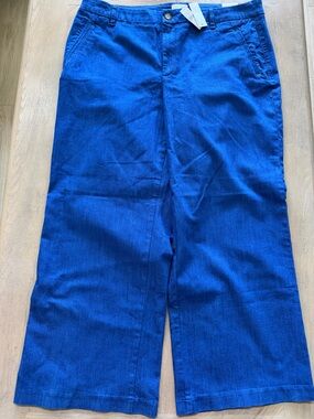 Lane Bryant Denim Blue Wide-Leg Pants
